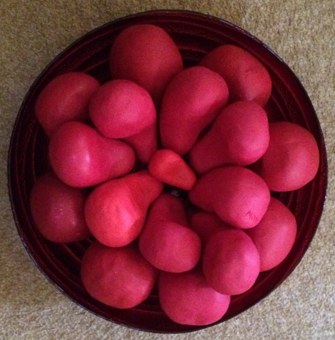 A bowl of wombs made on Mizan Advanced Practitioner training